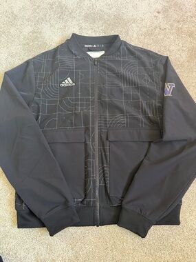 Men’s L Adidas UW Huskies Windbreaker University of Washington